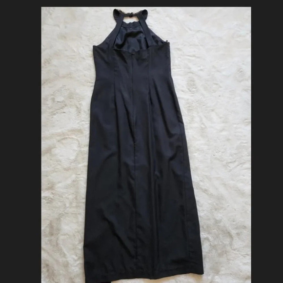 Black Maxi Halter Dress - Picture 7 of 15